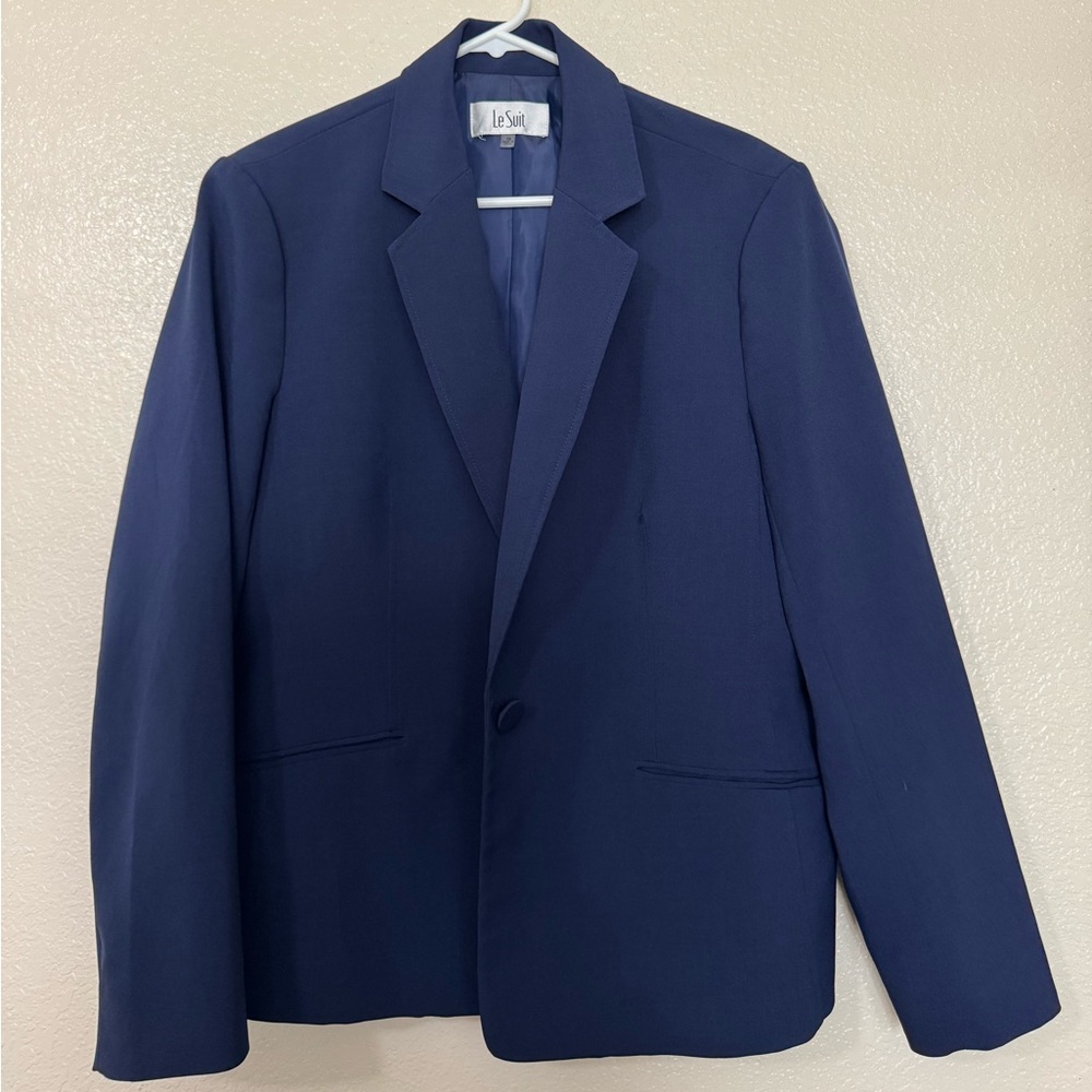 Le Suit women Classic Blue Blazer